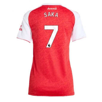 Billige Fotballdrakt Arsenal Bukayo Saka #7 Replika Hjemmedrakt Dame 2025-26 Kortermet